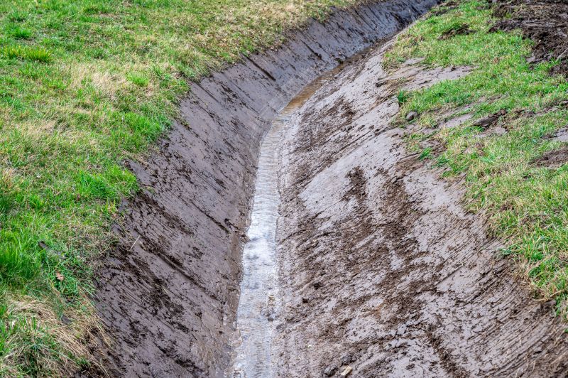 Drainage Trench Installation in Houston, TX