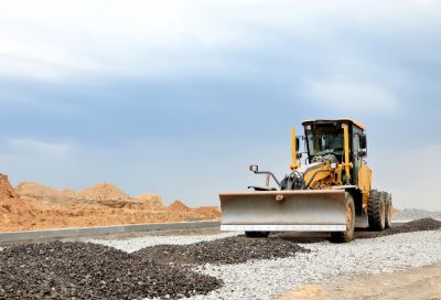 Move Gravel with a Bulldozer